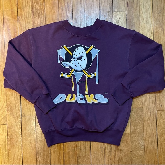 [Mighty Ducks] 90’s VTG Disney Purple Crewneck - Picture 7 of 8